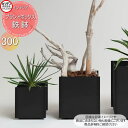 【無料★特典付】 カツデン プラントボックス 鉄鉢 サイズ300 一体型 キャスター付き インテリア プランター 植物 鉢 スチール 耐食性