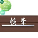 機能ウォール オンリーワンクラブ ウェルカムウォール 専用表札 和文 オプション KE1-WN-J オンリーワン エクステリア