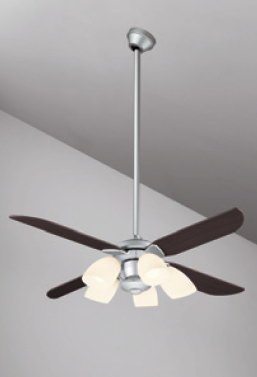 照明 おしゃれ オーデリック ODELIC シーリングファンライト ACモーターファン 4枚羽根 モダン WF802P2 器具本体 WF989P1 延長パイプ［長さ:90cm］ WF806PR 灯具 電球色+昼白色 エボニーブラウン 調光・光色切替・～6畳 傾斜天井対応北欧