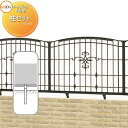 【部品】 アルミ鋳物フェンス LIXIL(リクシル) TOEX キャスティナフェンス F型 柱セット 2本入り ガーデン DIY 塀 壁 囲い 境界 屋外