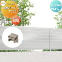 【部品】 フェンス 目隠し LIXIL(リクシル) TOEX フェンスAB YM1型用 端部キャップセットF H600 境界 屋外 アルミ 形材フェンスガーデン...