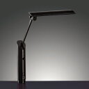 山田照明 LEDデスクライト Z-3600B ブラック 5000K昼白色 人感センサー 600W用コンセント付 卓上型 ベース・クランプ両用型 白熱60W相当 Zライト Z-Light ゼットライト Z3600B