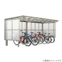 【無料★特典対象】 サイクルポート LIXIL リクシル TOEX フーゴFパーク 縦2連棟 22・22-21型 屋根 通常ポリカ サイドパネル 通常ポリカ パ...