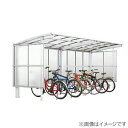 【無料★特典対象】 サイクルポート LIXIL リクシル TOEX フーゴRパーク 縦2連棟 29・29-21型 屋根 熱線遮断FRP板DRタイプ サイドパネル...