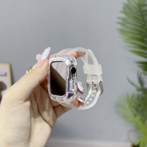 Apple watch バンド 一体型 クリア おしゃれ 腕時計ベルト 41mm 45mm series7 6 5 4 3 2 1 SE 交換バンド 時計ベルト アップルウォッチ バンド 贈り ギフト プレゼント Apple watch バンド 一体型 クリア おしゃれ 腕時計ベルト 41mm 45mm series7 6 5 4 3 2 1 SE 交換バンド 時計ベルト アップルウォッチ バンド 贈り ギフト プレゼント