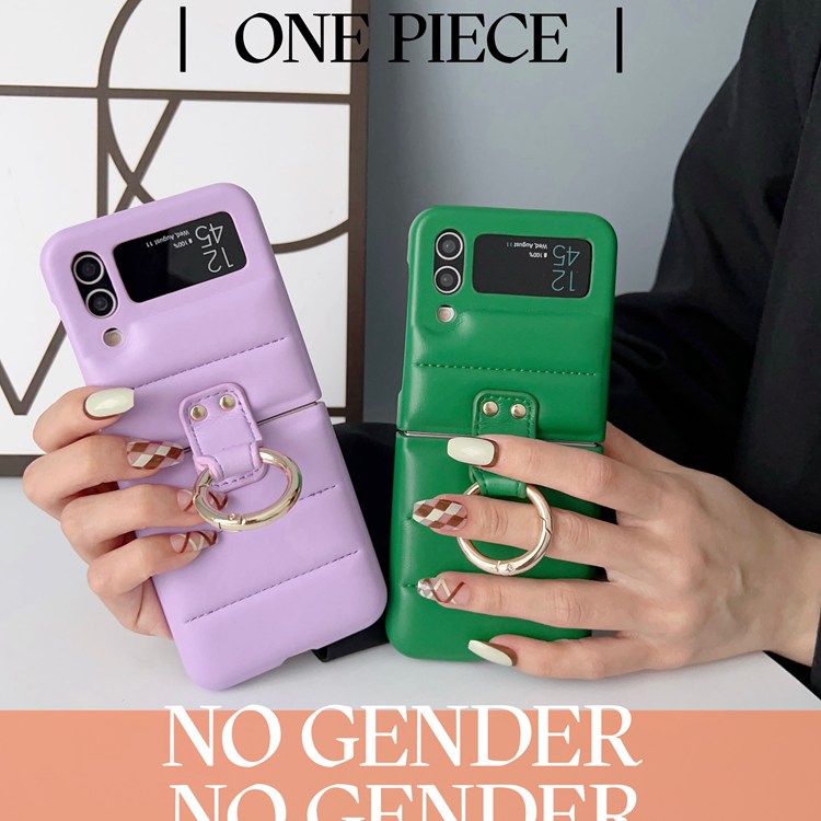 Galaxy Z Flip5 ケース おしゃれ Galaxy Z Flip4 ケース リング付き Galaxy Z Flip3 レザー 綺麗 お洒落 スタンド機能 折りたたみ ギャラクシー z フリップ4 衝撃吸収 男女兼用 人気 中性 レディース メンズ