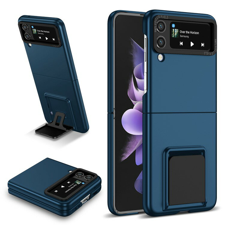 Galaxy Z Flip6 ケース スタンド おしゃれ Galaxy Z Flip5 日常 便利 Galaxy Z Flip4 折りたたみ ギャラクシー z フリップ3カバー 衝撃吸収 Galaxy Z Flip3人気 中性 ビジネススタイル