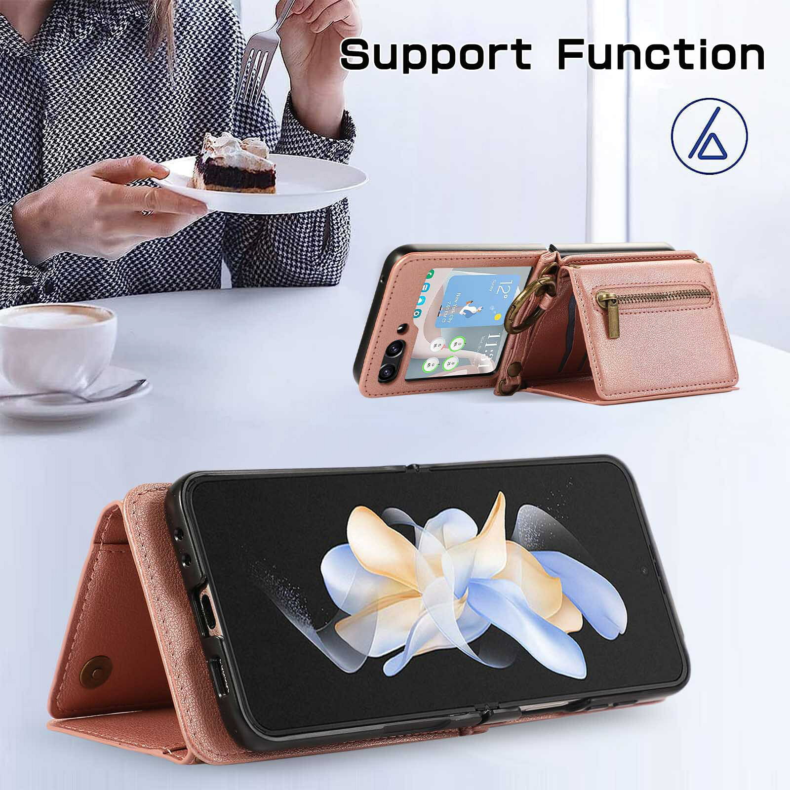 Galaxy z Flip7 ケースショルダー カード収納 ギャラクシー Z フリップ7　Galaxy z Flip7 Galaxy z Flip 7fe galaxy z flip6 ケース カード収納 ギャラクシー Z フリップ6 Galaxy Z flip5 ケース ギャラクシー Z フリップ5 折りたたみスマートフォン galaxy z flip4
