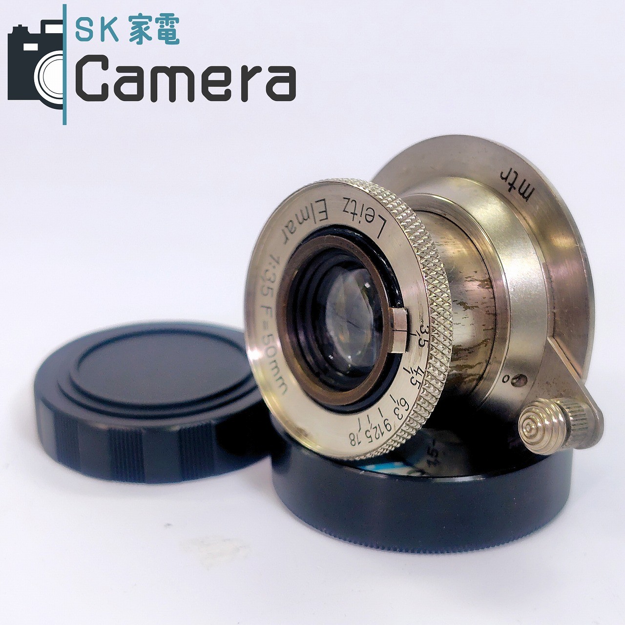 【中古】 Leica Leitz Elmar 50mm F3.5 L39 nickel ライカ ニッケル エルマー 2025年10月清掃済 No.9