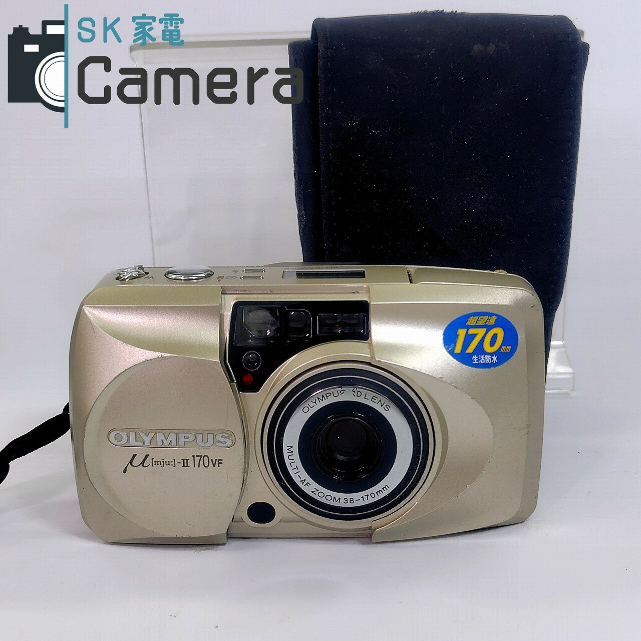 【中古】 OLYMPUS μ [mju:] -II 170 VF オリンパス コンパクトフィルムカメ ...