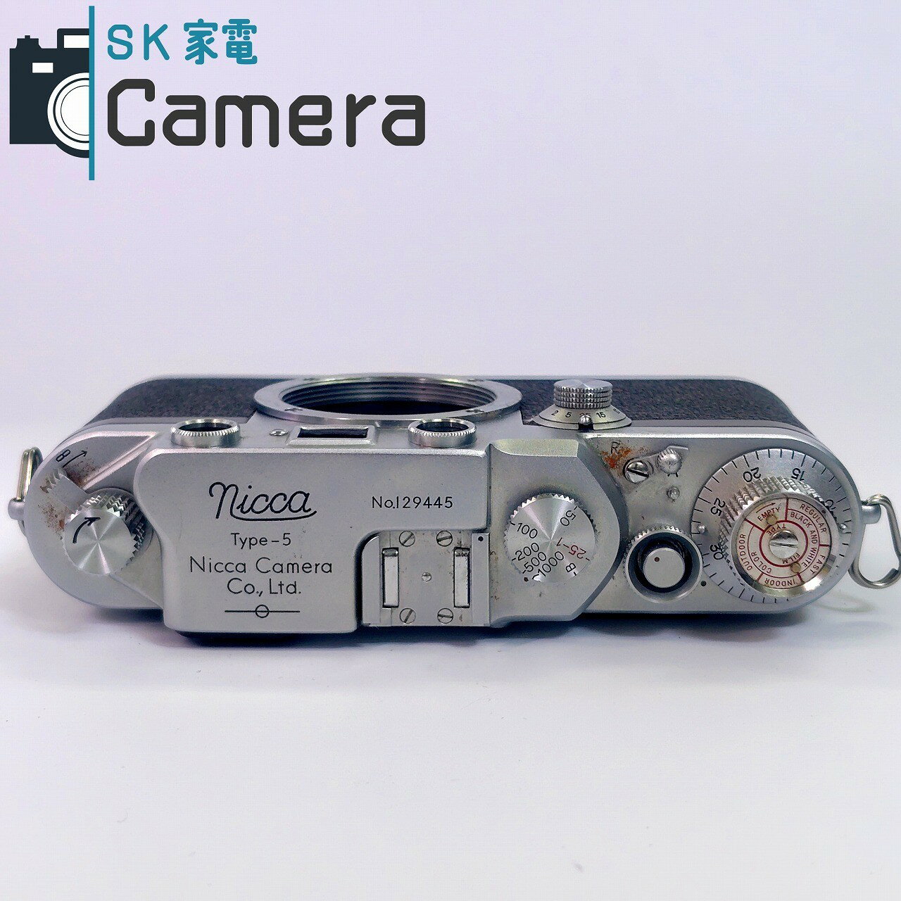 SK家電カメラ館楽天市場店の【中古】 Nicca Type-5 ニッカ レンジファインダー 高速難有｜アングル2