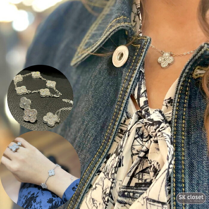 ネコポスメール便/送料無料 フラワー ネックレス セット購入可能 セット割 ブレスレット リング シルバー 重ね付け 指輪 キラキラ クリスタル 花モチーフ 高見え キラキラピアス ワンポイント インポート リング アクセサリー 韓国リング アクセ 韓国アクセサリー チョーカーのサムネイル