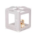 【グレー】 サークル 犬 ドッグサークル ペットサークル ドア付き 4枚セット 小型犬 中型犬 ケージ 犬用品 犬 犬用 老犬 シニア 滑り止め付き 多頭飼い ...