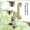 キャットステップ 窓用 吸盤 猫 ベット ハンモック 爪とぎ 木製 キャットウォーク おしゃれ 日向ぼっこ 日光浴 窓ベッド ふみ台 吸盤式 壁掛け 取り付け簡...