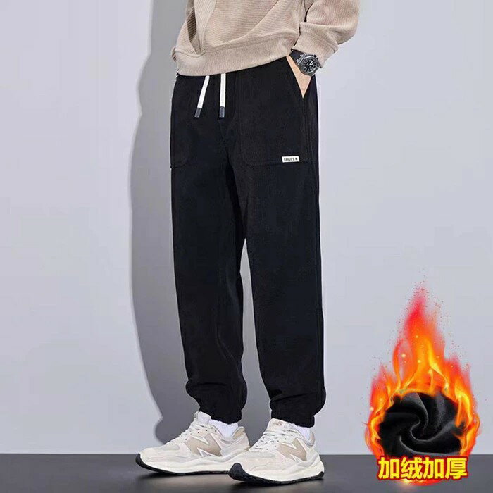 ジョガーパンツ 裏起毛 メンズパンツ 防寒 スウェットパンツ メンズ 冬 あったか スポーツウェア ロングパンツ ウエストゴム 大きいサイズ ゆったり 防寒 ズボン 体型カバー リラックス スポーツ 通学 普段着 メンズファッション 裏起毛ジョガーパンツパンツ