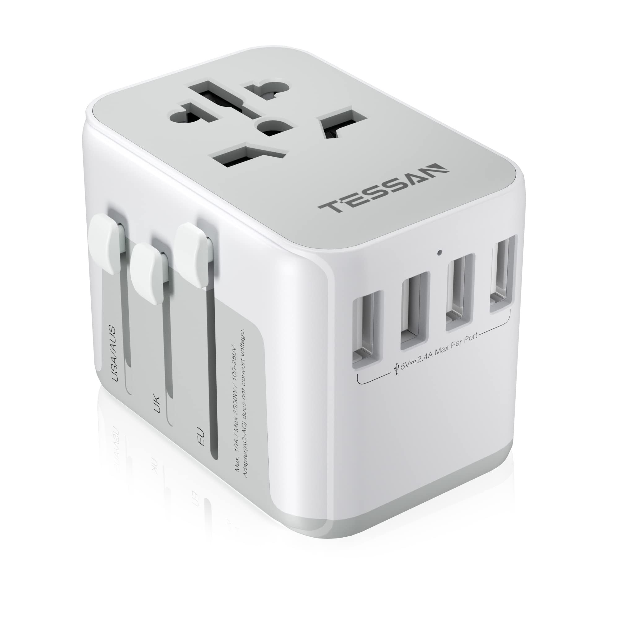 変換プラグ 海外 コンセント変換 変換器 マルチ変換プラグ 電源変換プラグ 海外旅行用 A/C/O/BFタイプ ..