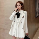 卒業式 スーツ 女の子 160 韓国 卒服 ブラザー なんちゃって 制服 高校生 ジャケット ブラウス リボンタイ付き スカート 大きいサイズ 入学式 JK 制...