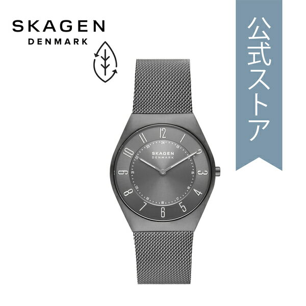 スカーゲン 腕時計（メンズ） 【30%OFF】スカーゲン 腕時計 アナログ クォーツ メンズ チャコール ステンレススチールメッシュ GRENEN ULTRA SLIM SKW6824 2022 夏 SKAGEN 公式 ブランド 北欧 シンプル 防水 誕生日 プレゼント 記念日 ギフト