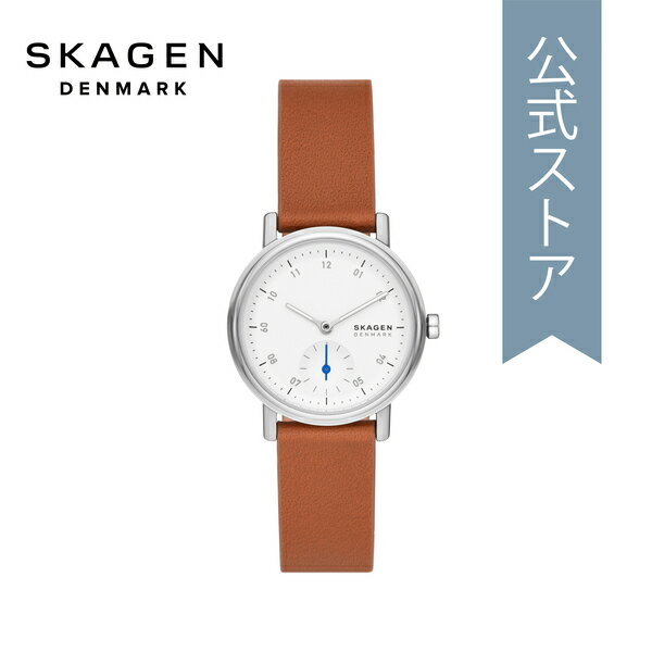 スカーゲン ビジネス腕時計 レディース スカーゲン 腕時計 アナログ レディース ブラウン レザー KUPPEL LILLE SKW3103 2023 秋 SKAGEN 公式