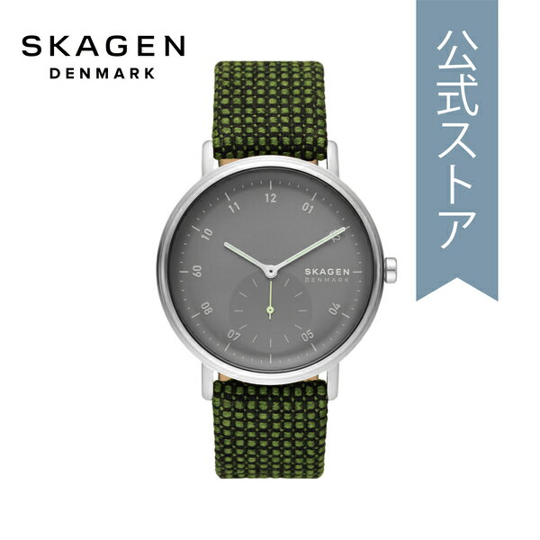 スカーゲン 腕時計（メンズ） 【30%OFF】スカーゲン 腕時計 アナログ メンズ グリーン ファブリック KUPPEL SKW6893 2023 秋 SKAGEN 公式