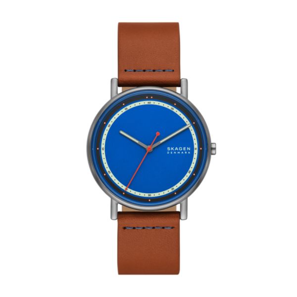 【30%OFF】スカーゲン 腕時計 アナログ メンズ ブラウン レザー SIGNATUR SKW6899 2023 冬 SKAGEN 公式