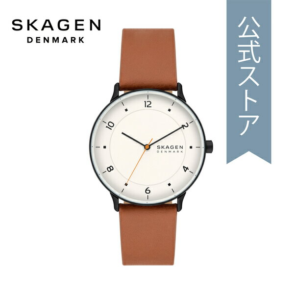 スカーゲン 腕時計（メンズ） スカーゲン 腕時計 アナログ クォーツ メンズ ブラウン レザー RIIS SKW6883 2023 夏 SKAGEN 公式