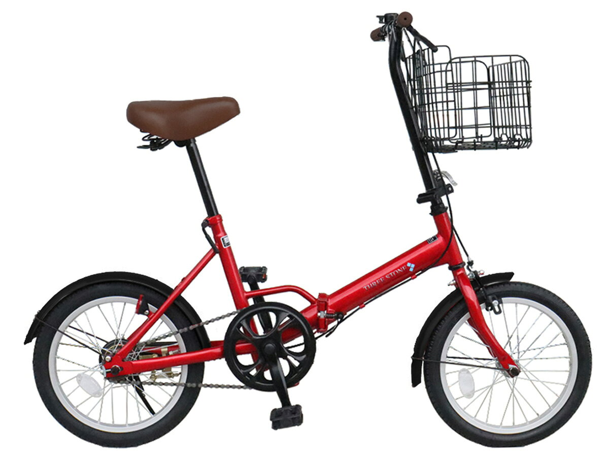 楽天市場】自転車 折りたたみ（カラーワインレッド）（自転車