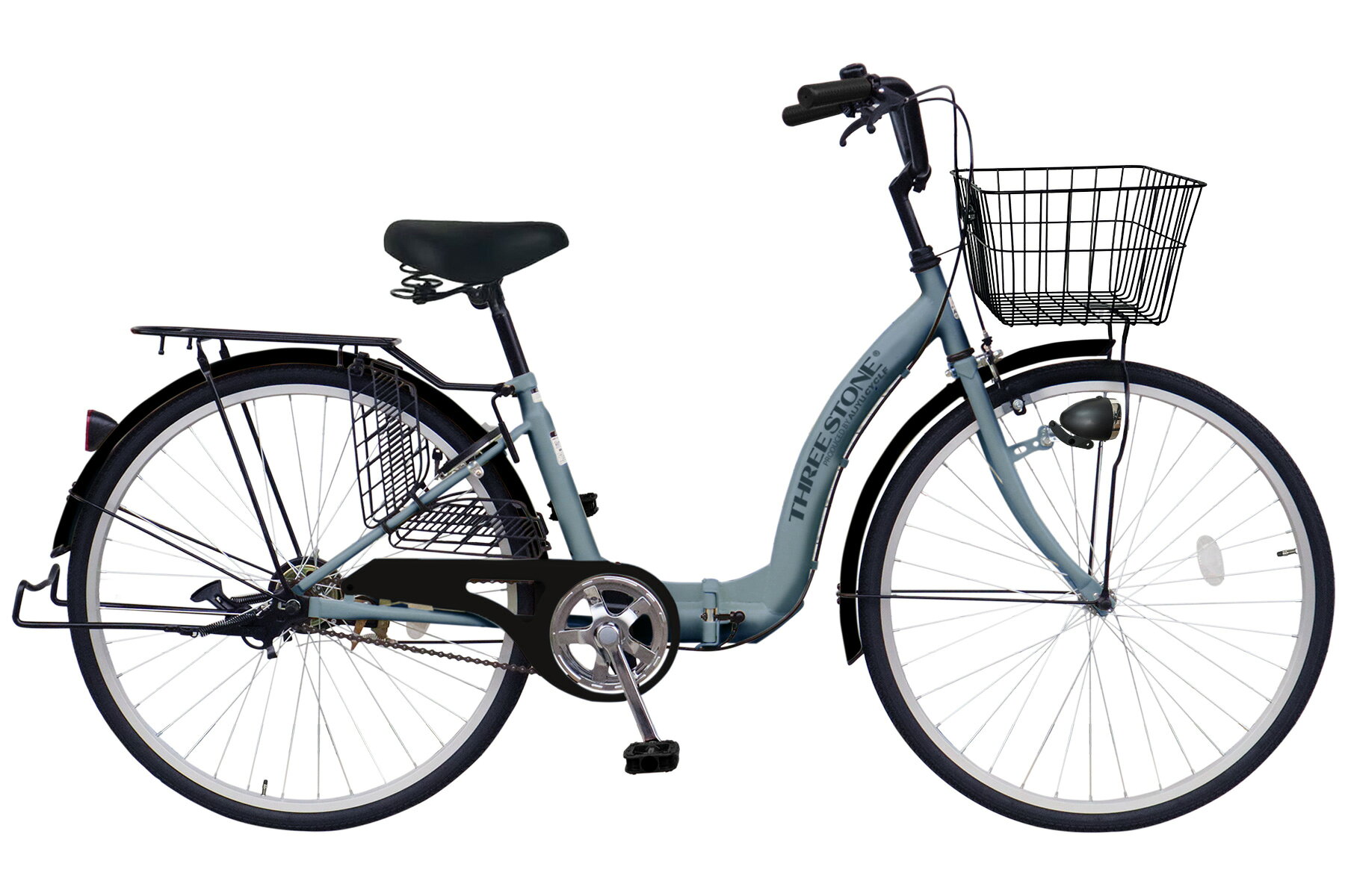 楽天市場】折りたたみ自転車 26インチ（カラーブルー）（シティ