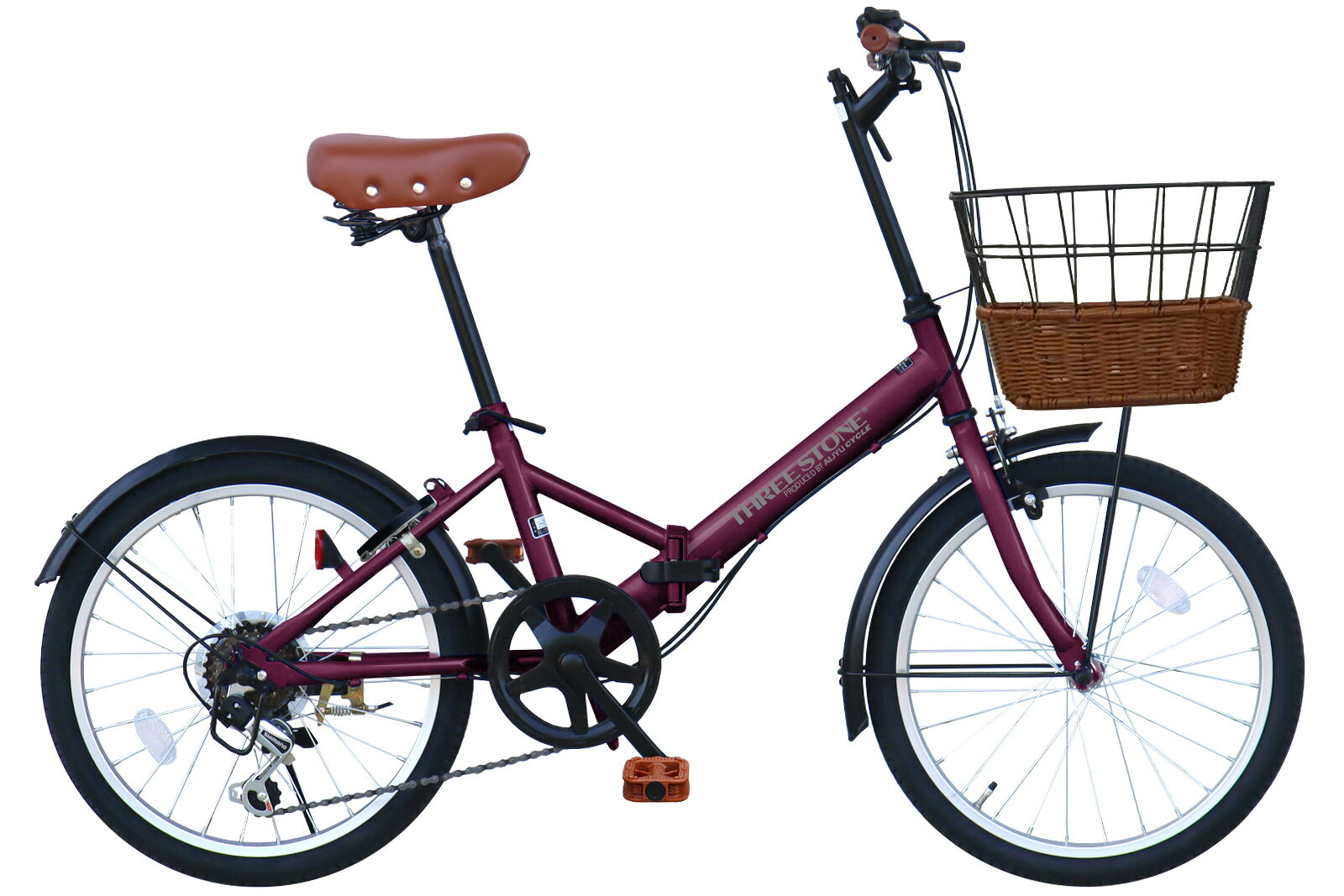 楽天市場】折り畳み自転車 カゴ（カラーレッド）（スポーツ