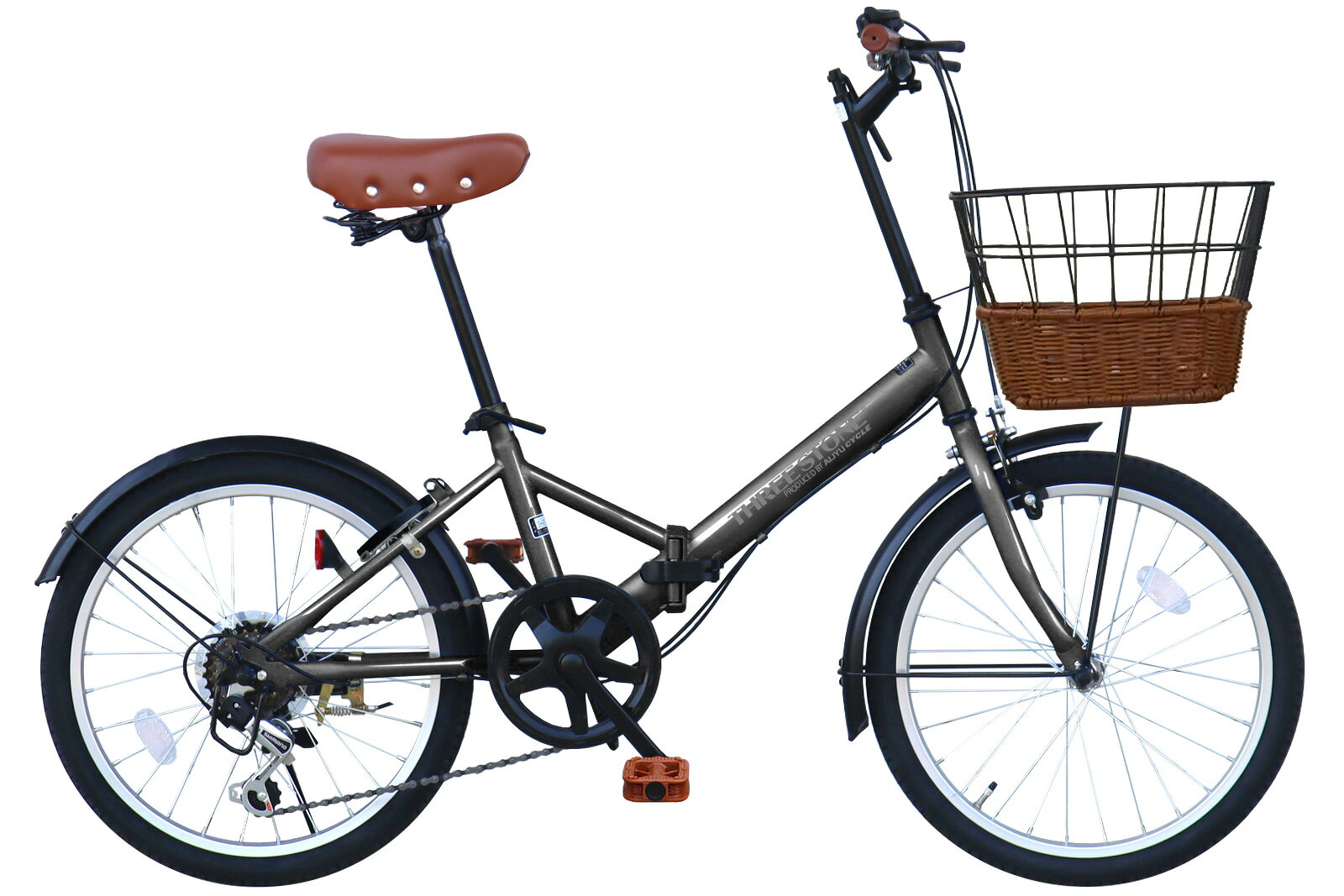 楽天市場】折りたたみ自転車 20インチ（カラーシルバー）（自転車