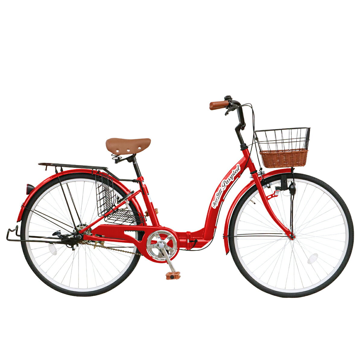 自転車 赤 26インチ シティサイクル 楽天市場】自転車 26インチ(カラーワインレッド)(シティ