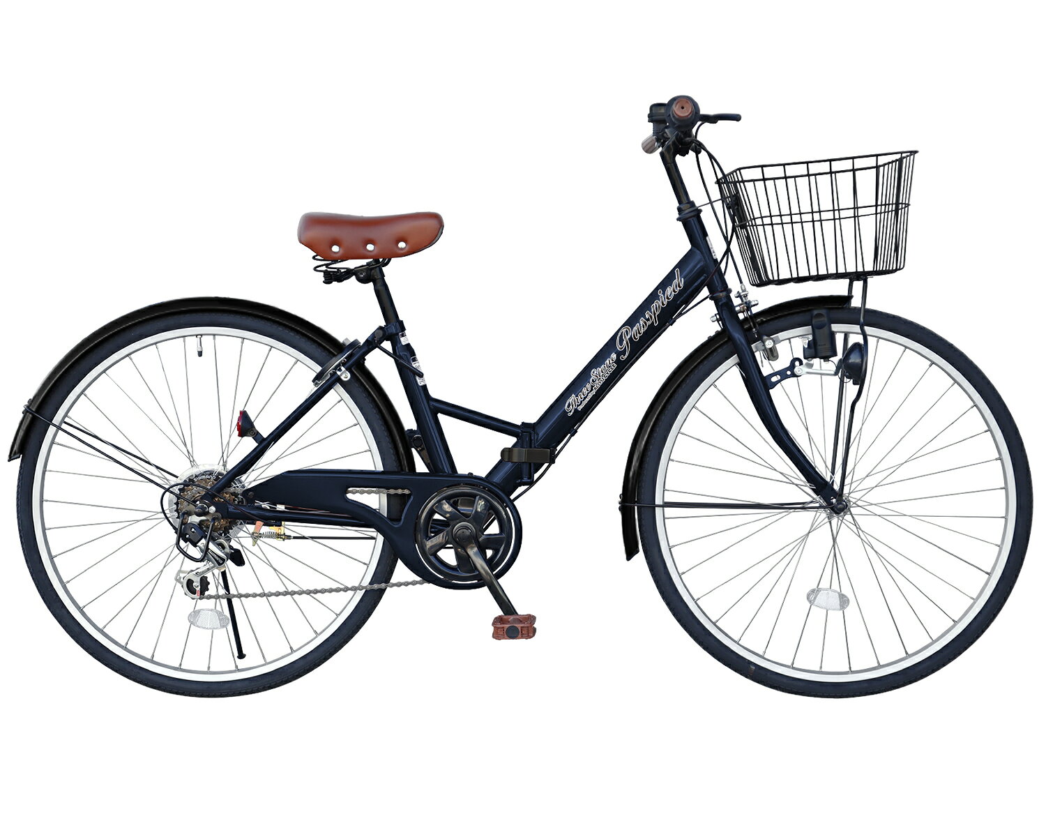 楽天市場】シティサイクル（カラーネイビー）（シティサイクル｜自転車