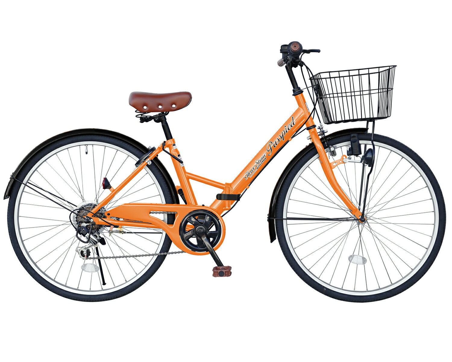 楽天市場】自転車 26インチ（カラーオレンジ）（シティサイクル
