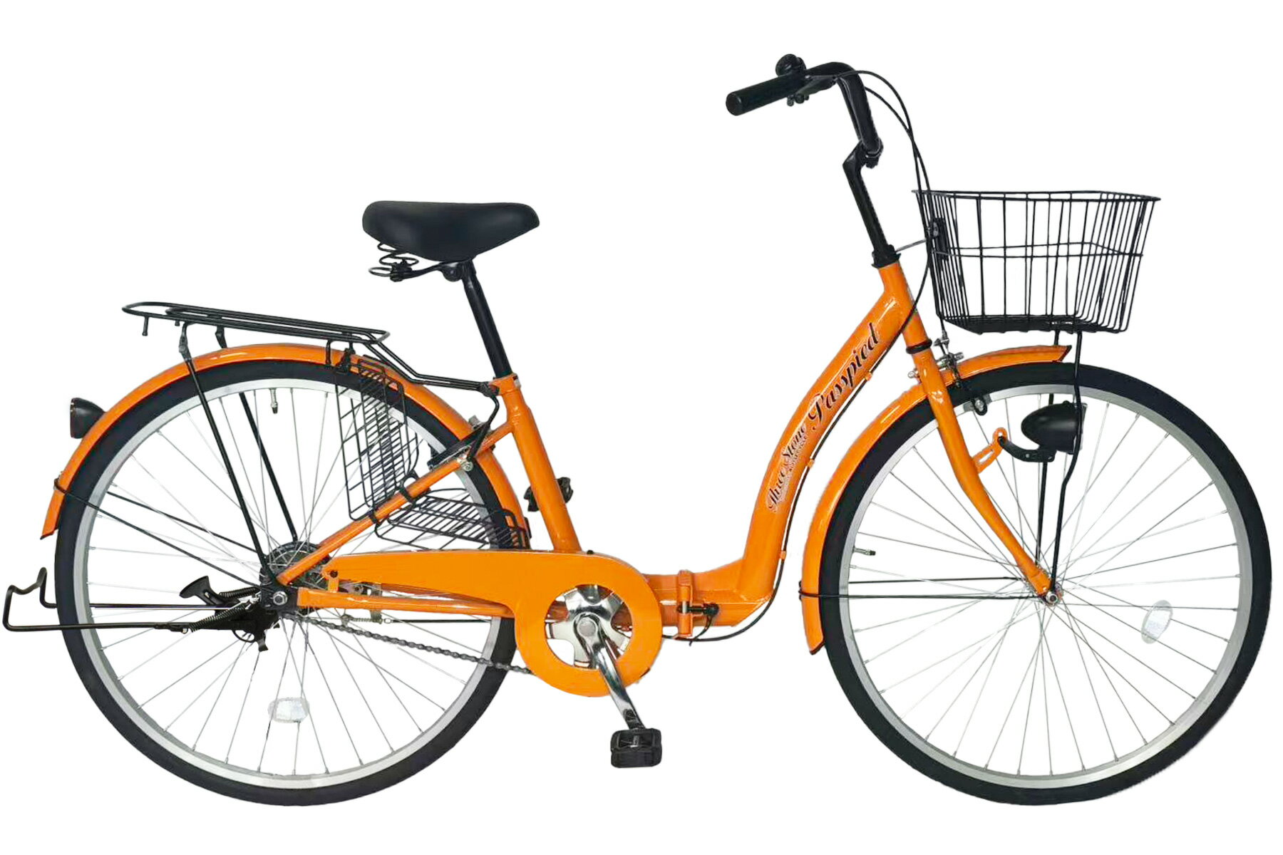 楽天市場】シティサイクル（カラーオレンジ）（自転車・サイクリング