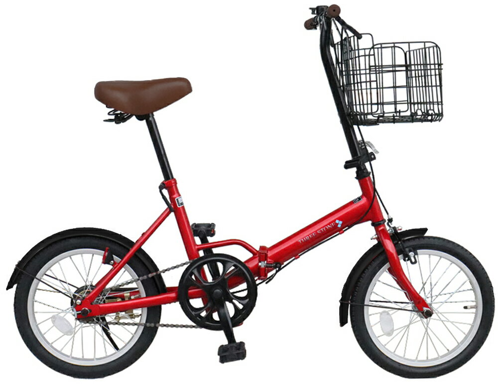 楽天市場】自転車 折りたたみ（カラーワインレッド）（自転車