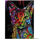 猫アートポスター 抽象画シリーズ 幅50cm×縦70cm(3)