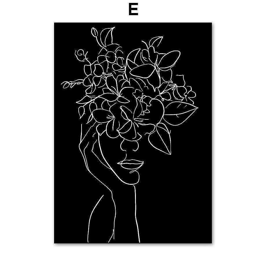 Rakuten - A2 A3 フレーム付 アートパネル アートポスター モノクロアートシリーズ デザインNO-E