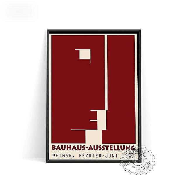 A2 A3 額付き アートフレーム アートパネル 絵画 壁 絵 アートポスター おしゃれ モダンアートシリーズ バウハウス bauhaus 　デザインNO-D