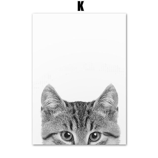 Rakuten - A2 A3 フレーム付 アートパネル アートポスター 猫シリーズ デザインNO-K