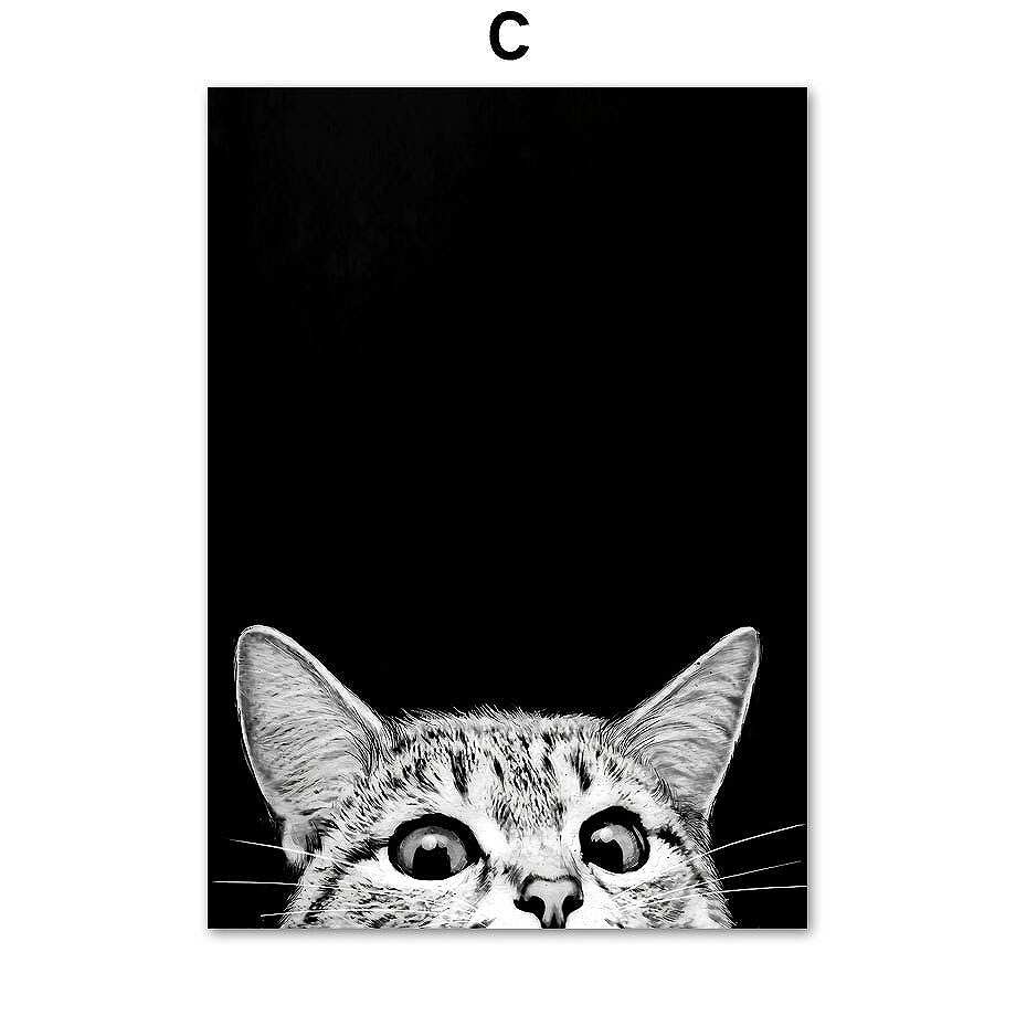 Rakuten - アートポスター フレーム付・アートパネル額付 猫シリーズ 猫 デザインNO-C A4 A3 A2