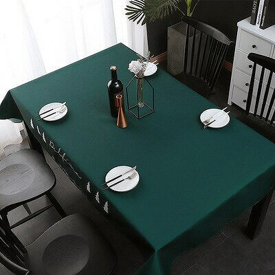 テーブルクロス リネンカバー グリーン