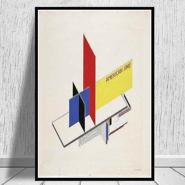 A2 A3 フレーム付 アートパネル アートポスター 抽象画シリーズ バウハウス ポスター bauhaus デザイン..