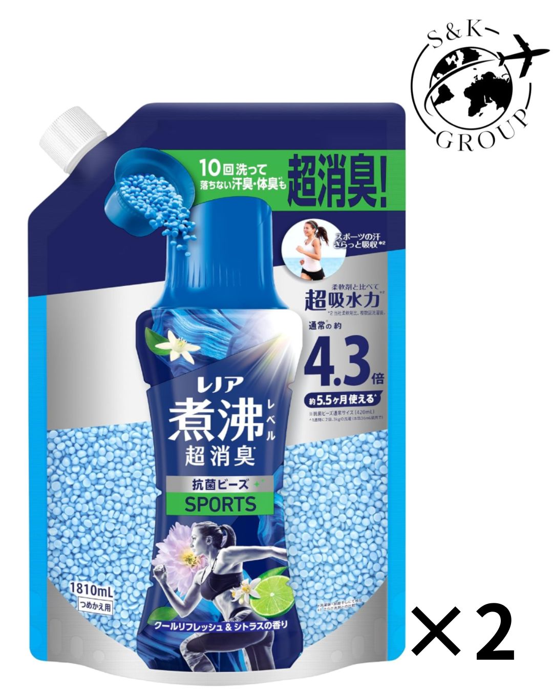 原材料・成分 安定化剤、香料、消臭剤、抗菌剤 使用方法 お洗濯のはじめに入れるだけ！ 1 洗濯槽にビーズを直接入れるだけ。 2 洗剤や柔軟剤をいつも通り入れる。空気を含んだビーズだからよく溶ける。「すすぎ1回」で消臭もっと長続き！溶け残りも心配なし！おしゃれ着コースやドライコースでお使いの場合、製品を溶かしてから、衣類を入れてください。縦型・ドラム式どちらでもOK。自動投入洗濯機の場合も、ビーズは必ず洗濯槽へ投入してください。 自動投入洗濯機に：ビーズを柔軟剤にプラスで消臭長続き！ボトルへのつめかえ方： 濡れた手で触らない 。つめかえ口の付け根部をしっかり持ってキャップを矢印の方向にまわして開けてください。*開ける際にはキャップの切り口とビーズの飛び出しに気をつけてください。 つめかえ袋の上部と底を両手で持ち、つめかえ口を本体ボトルの口に差し込んで、ゆっくりつめかえてください。つめかえる場合は、全部使い切ってからそのまま洗わずつめかえてください。(使用量の目安：衣料1kgに対して12mL(約5g))上記は目安ですので、お好みの香りの強さになるように、量を調節できます。