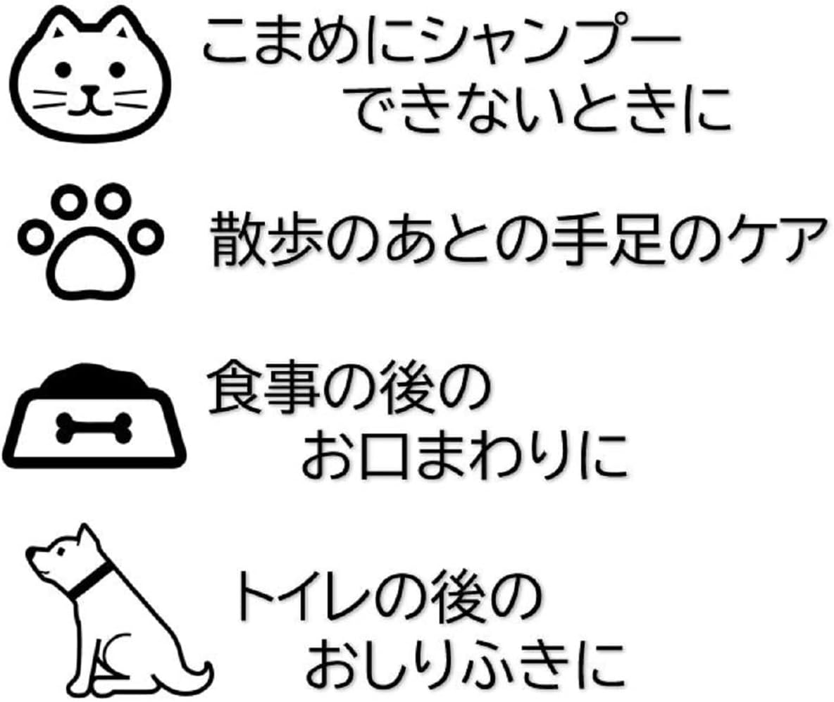 ティー・エイチ・ティー プラスケア フォーペッツ ペット用ウェットティッシュ 80...