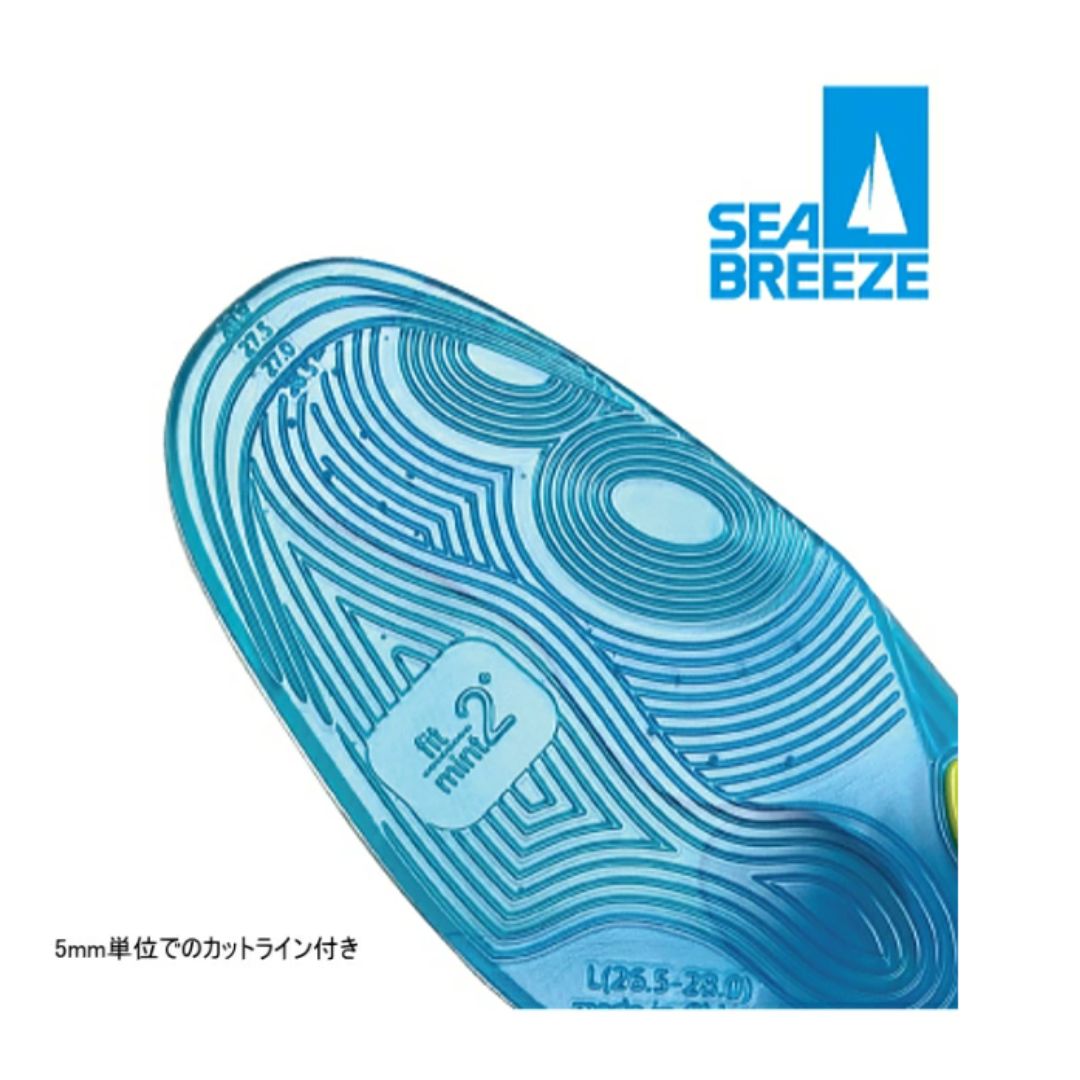 S&KグループのLサイズ シーブリーズ mint fit gelインソール 衝撃吸収 フルゲルタイプ　SEA BREEZE　SB-001B　大阪倉庫｜アングル3