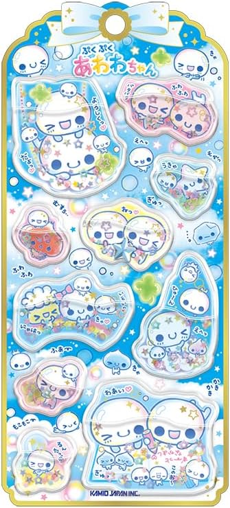樂天商城 - あわわちゃんウォーターインシール クローバー カミオジャパン ステッカー 230345 兵庫倉庫