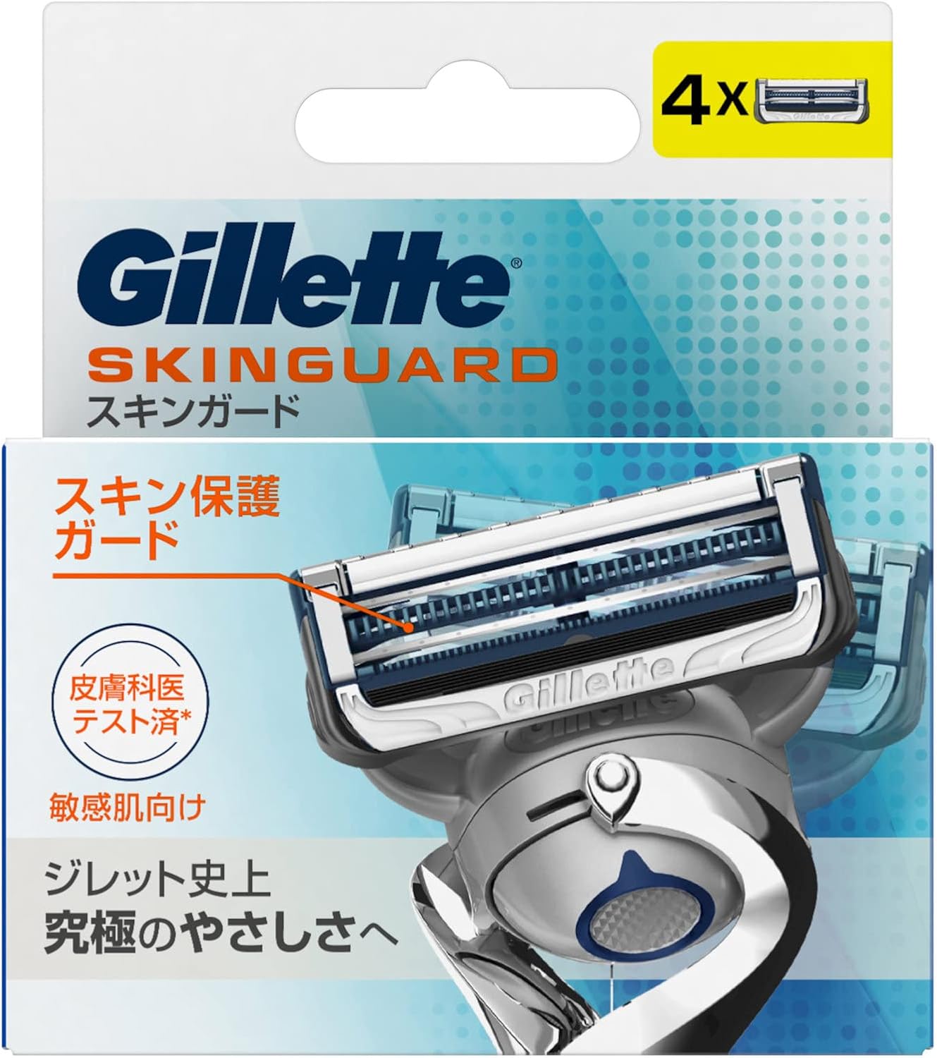 Gillette(ジレット) ジレット スキンガードマニュアル替刃4B 540-032355-00 P&G 福岡倉庫