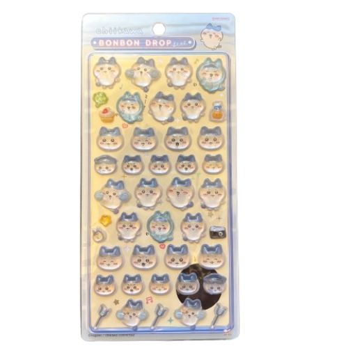 サンスター文具 ちいかわ グッズ ボンボンドロップシール ハチワレ 福岡倉庫