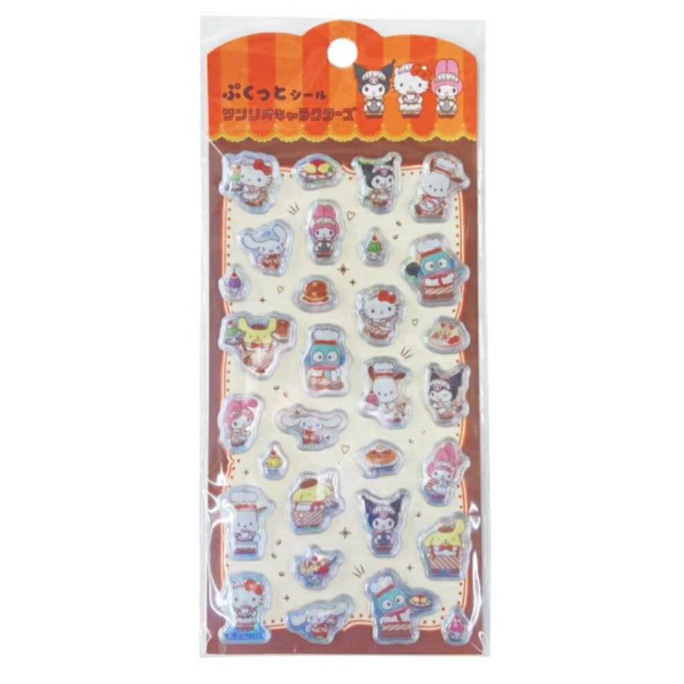 ぷくっとシール サンリオキャラクターズ 喫茶サンリオMX 新潟倉庫