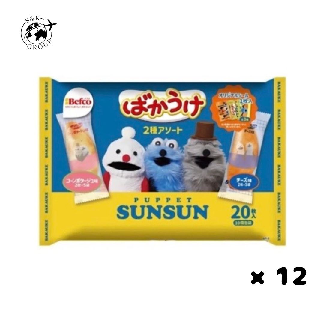 Rakuten - ばかうけ スンスン 12袋セット 2種アソート コーンポタージュ チーズ お菓子 大容量 まとめ買い 北海道倉庫